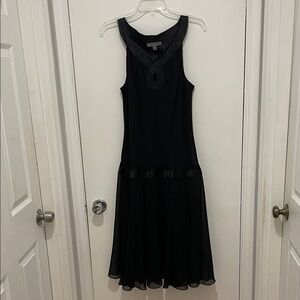 Sophisticated Black Midi Dress